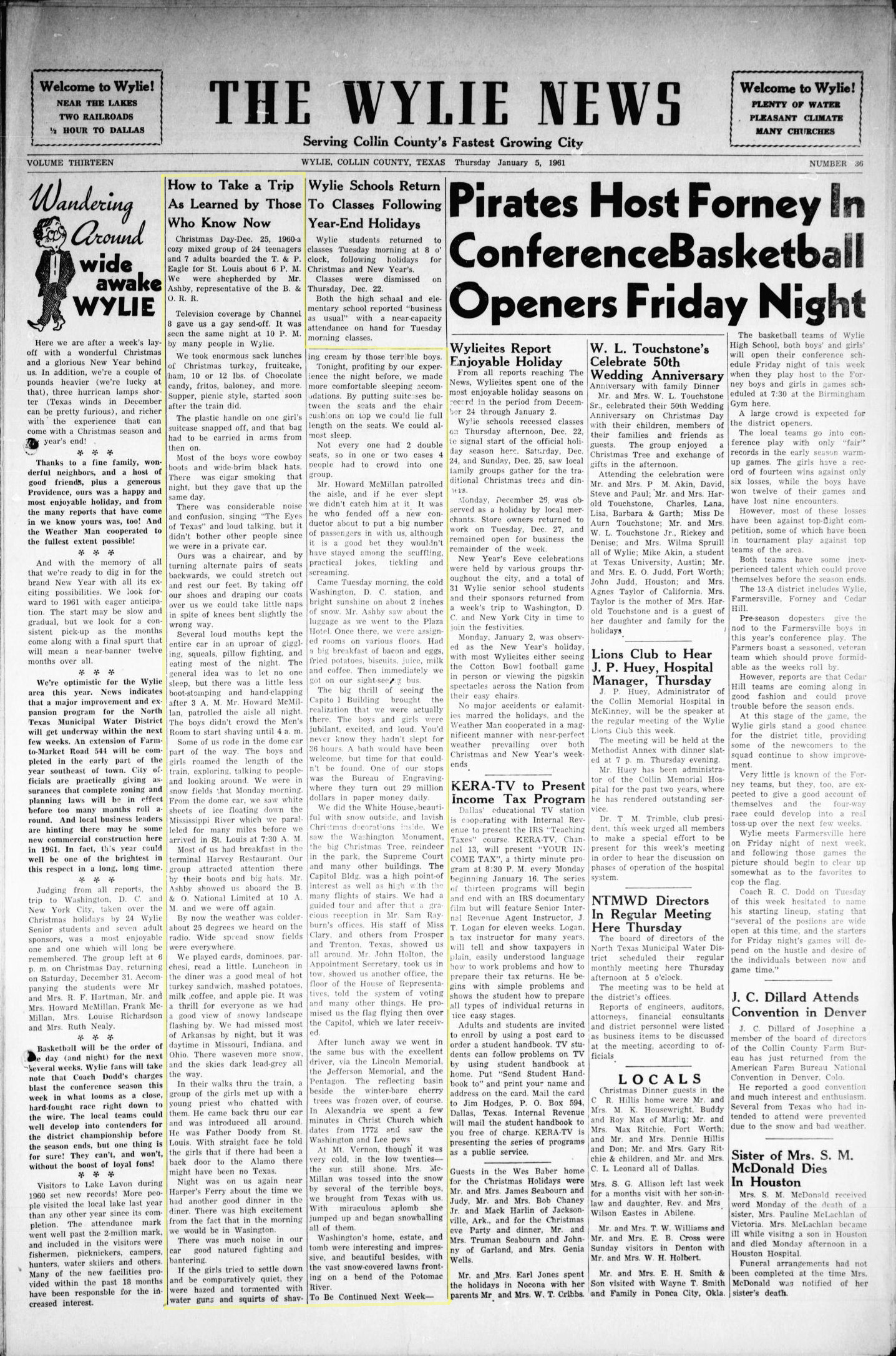 Senior Trip - News Article - highlighted